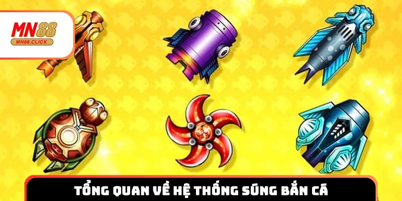 Tổng quan về hệ thống súng thường xuất hiện trong game bắn cá