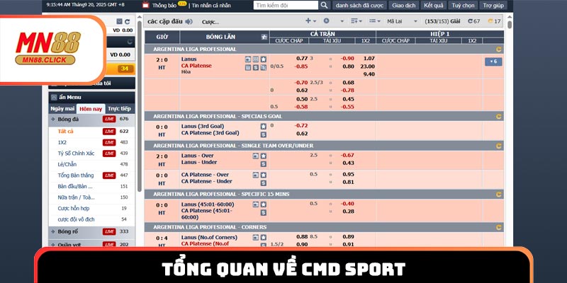Tổng quan về CMD Sport