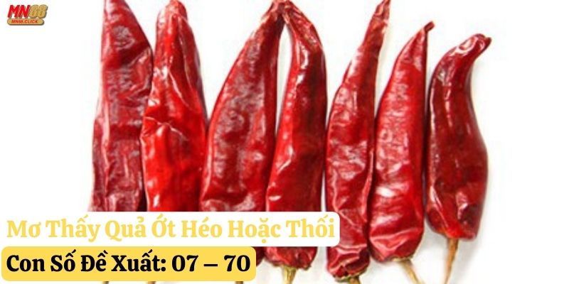 nằm mơ thấy quả ớt