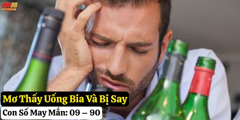 nằm mơ thấy uống bia