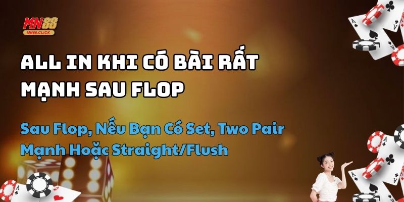 khi nào nên all in trong poker
