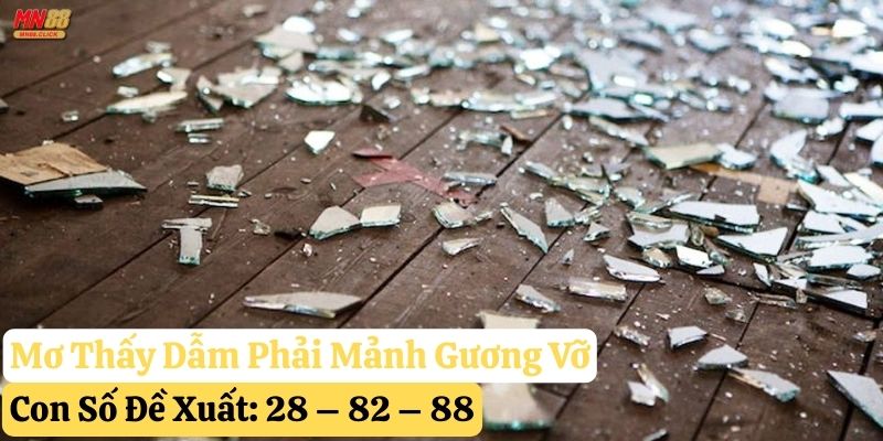 nằm mơ thấy gương vỡ